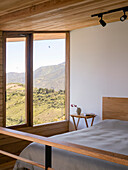 Bedroom with mountain views, Casa Perucho, Ecuador