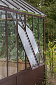 Open window of a greenhouse