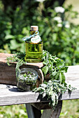 Wild herb oxymel stimulates the body, stimulates the immune system
