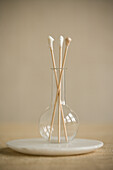 Cotton swab in test tube