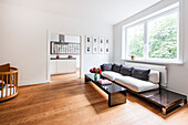 Modern living room, Hamburg, Germany