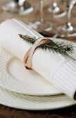 Decorated place setting
