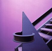 Ein Ausschnitt einer architektonischen Treppe