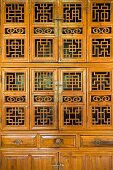 Detail wooden cabinet