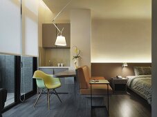 Interior modern studio size apartment style home