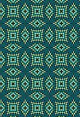 Pixellated mosaic pattern (print)