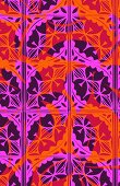 Pink and orange multi-layered pattern (print)