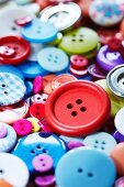 Many, multicoloured buttons