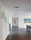 Point 7, Winchester, United Kingdom. Architect: Dan Brill Architects, 2014. Spacious, minimalist interior in contemporary house