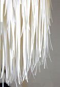 Decorative lamp made from paper strips