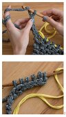 Knooking: knitting with a crochet needle