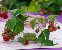 Raspberry table decoration