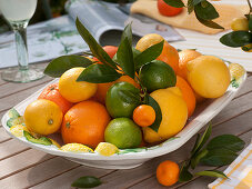 Citrus table decoration