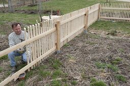 Build garden fence