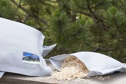Stone pine cushions are cushions made with shavings of the stone pine