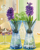 Hyacinths on glass