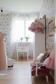 Romantisches Mädchenzimmer in Rosa