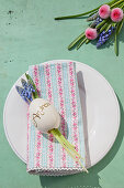 Easter place setting