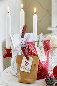 DIY paper gift bags for Christmas