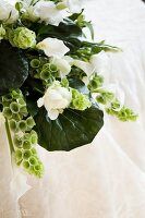 Wedding arrangement with white flowers