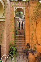 Riad Mounia belonging to the French Marie-Yvonne in the Medina of Marrakesh, Morocco