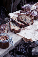 Rustic bread with nuts