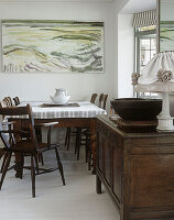 Painting over dining room table