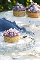 Lilac muffins