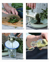Preparing fresh nettle juice