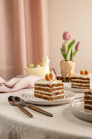 Veganer Karottenkuchen zu Ostern