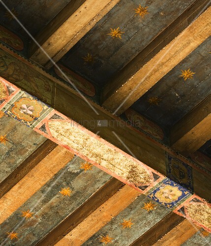 Detail Hand Painted Ceiling Beams Buy Image 11087681