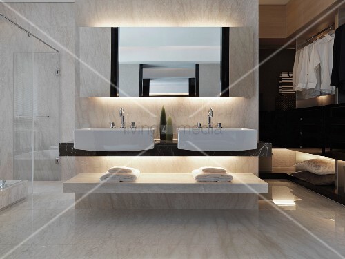 Bad und Ankleide in einem – Raumteiler … – Bild kaufen – 11097935