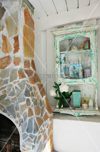 Stone Clad Fireplace And Chimney Breast Buy Image 11174523