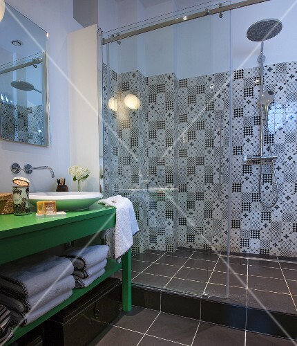 Waschtisch Schwarz Weiss