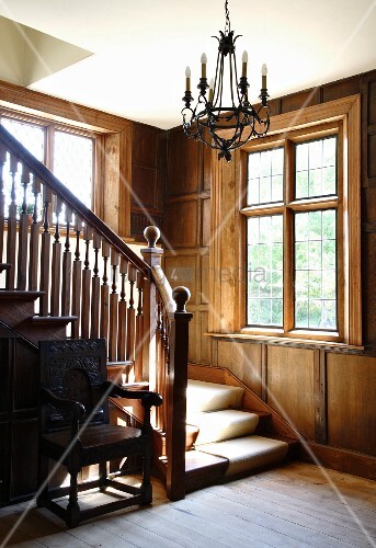 Treppe Und Gelander Aus Holz In Bild Kaufen 11001811