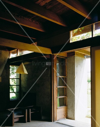 House With Exposed Wooden Beam Ceiling Buy Image 11015243