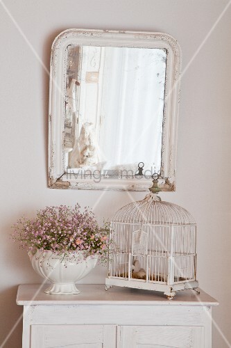 Vintage Birdcage An Urn Of Flowers On Image 12238421 Vintage Birdcage An Urn Of Flowers On