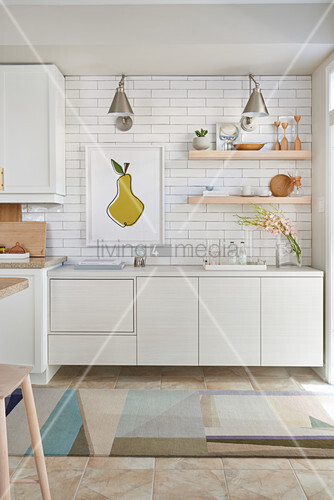 U Bahn Fliesen - The Mid Century Modern Living Room