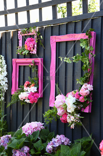 Pink Picture Frames Decorated With Buy Image 12672537