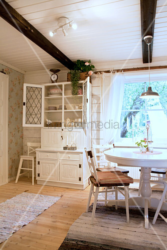 Kitchen Dresser With Open Doors In Buy Image 12324365