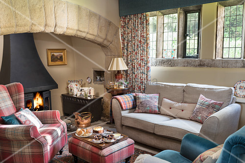 Log Burner In Inglenook Fireplace And Buy Image 12407721