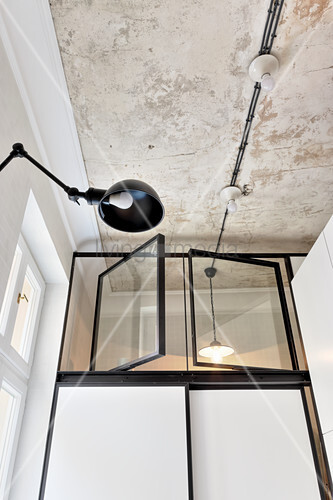 View Of Transom Window With Metal Frame Buy Image 12600805