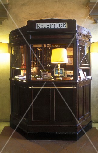 Antique Hotel Reception Desk With A Image 705689 Antique Hotel Reception Desk With A